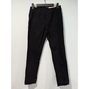 NEW Soft Surroundings Pants PXS Black Straight Ankle Stretch Travel Casual Work